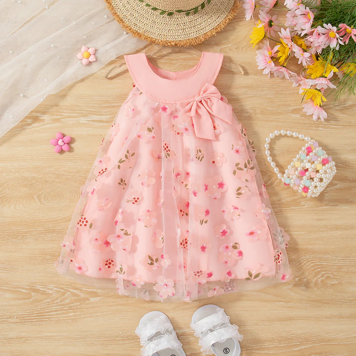 Vestido Infantil Florzinhas