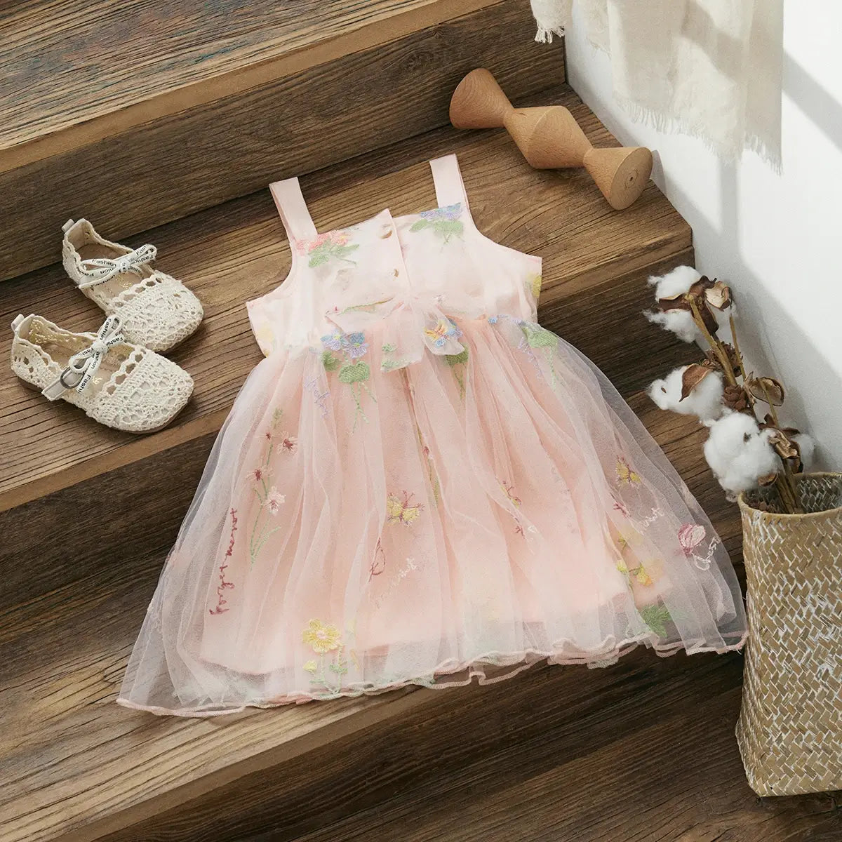 Vestido Infantil  Encanto Vintage