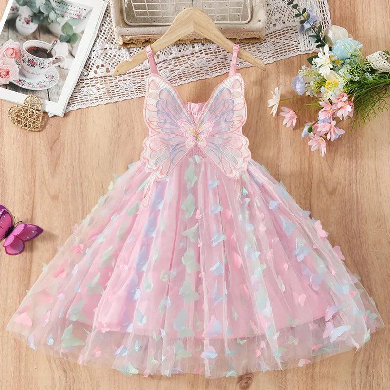 Vestido Infantil Fada Borboleta