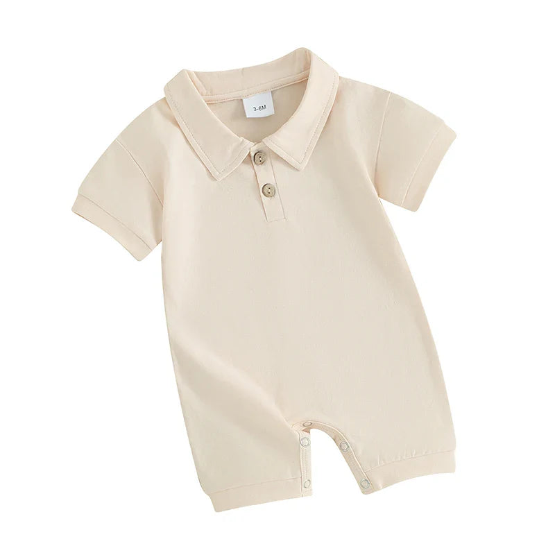 Macacão Infantil Masculino Polo Básico