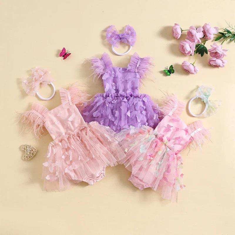 Body Infantil Feminino Borboletinhas