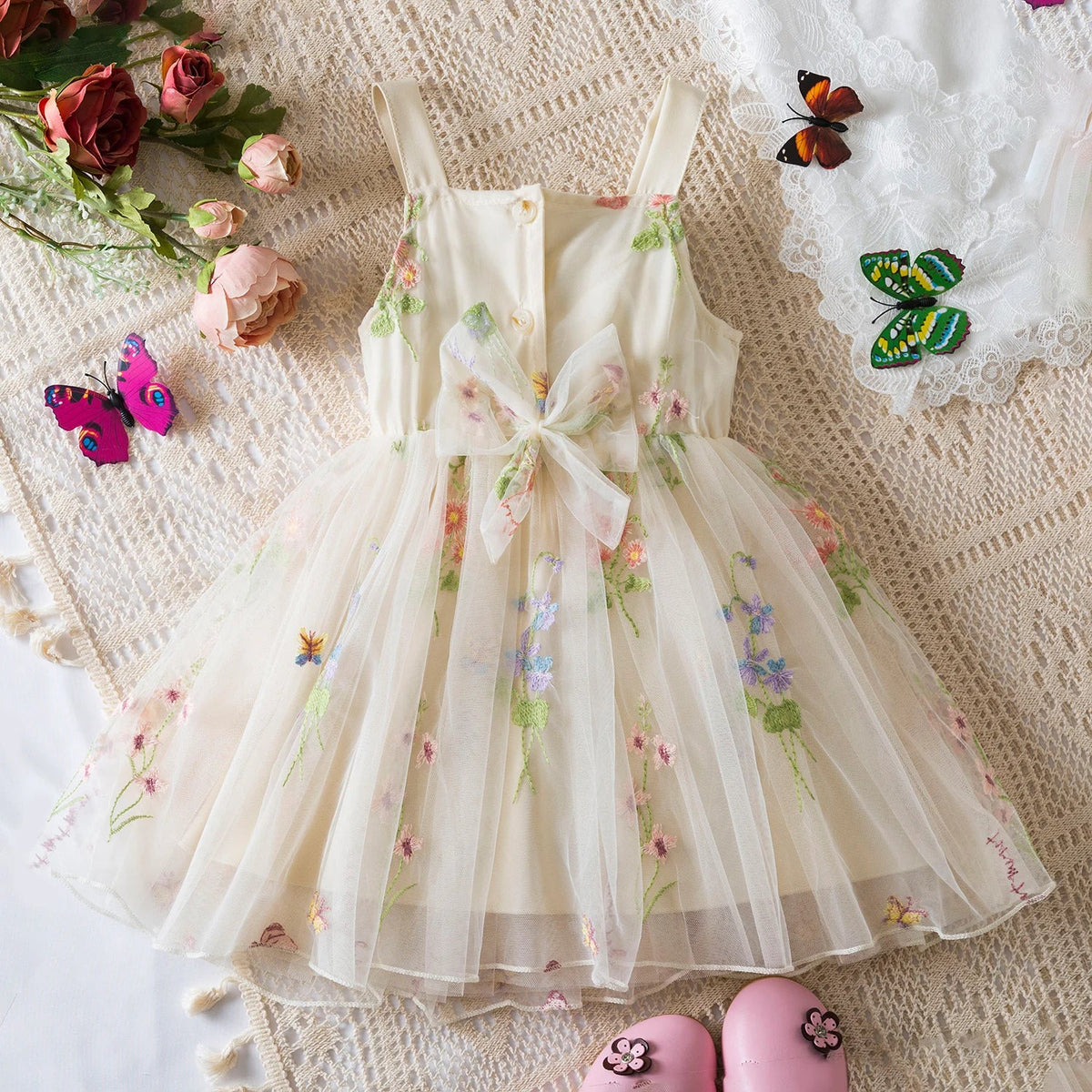 Vestido Infantil  Encanto Vintage