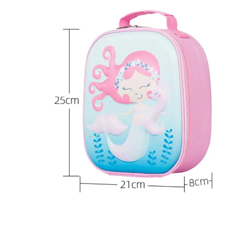 Bolsa Térmica Infantil Portátil com Estampa Cartoon