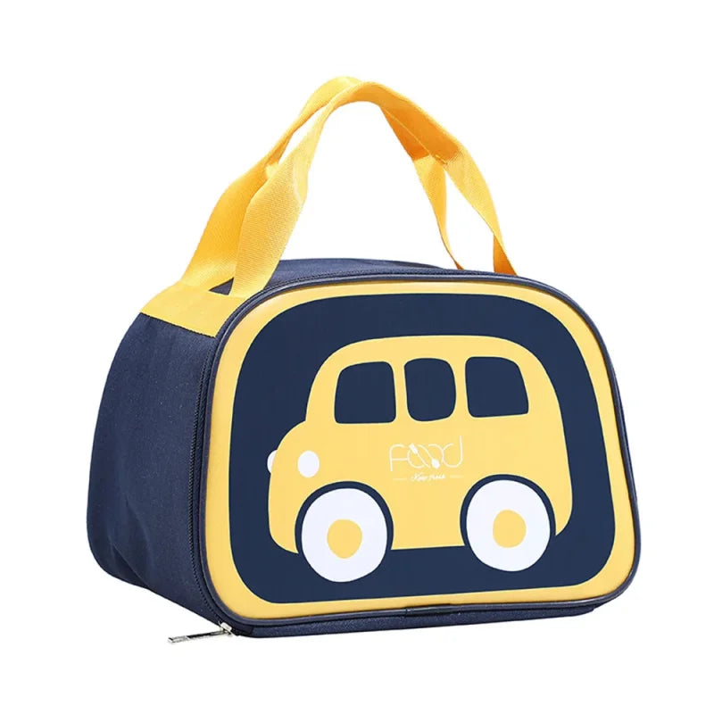 Bolsa Térmica Infantil Portátil com Estampa de Carro