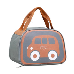 Bolsa Térmica Infantil Portátil com Estampa de Carro