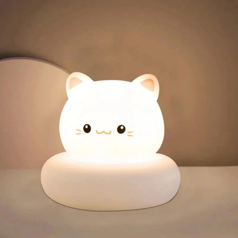 Luminária de LED Animal Fofo com Sensor de Toque